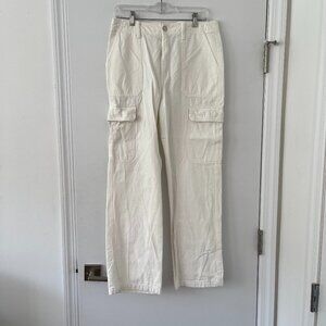 Zara White Cargo Pants